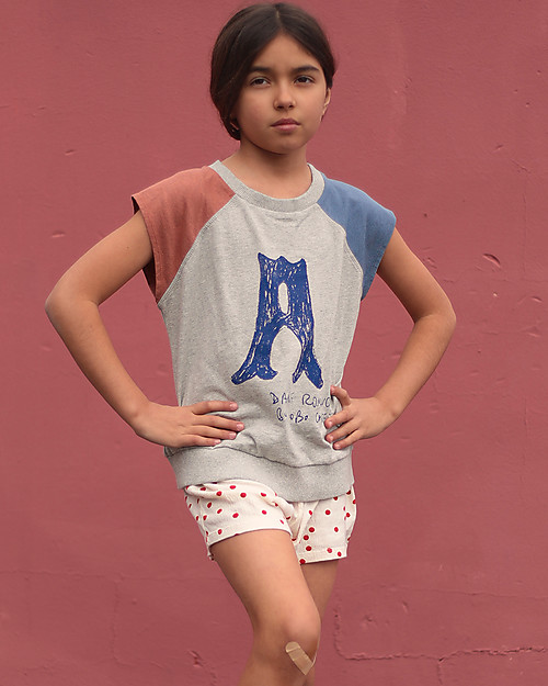 Bobo Choses Shorts di Jersey a Pois - Cotone Bio Elasticizzato Pantaloni Corti