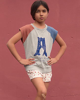 Bobo Choses Shorts di Jersey a Pois - Cotone Bio Elasticizzato Pantaloni Corti