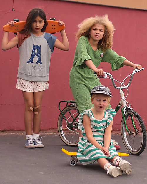 Bobo Choses Shorts di Jersey a Pois - Cotone Bio Elasticizzato Pantaloni Corti