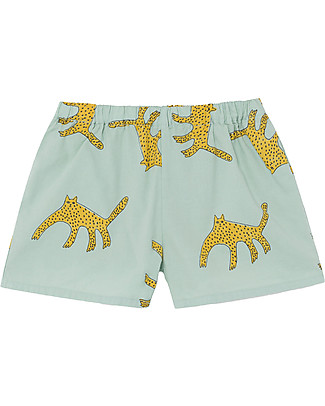 Bobo Choses Shorts Leopardi - 100% Cotone Pantaloni Corti