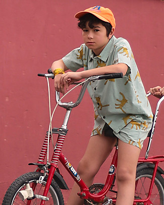 Bobo Choses Shorts Leopardi - 100% Cotone Pantaloni Corti