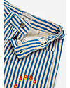 Bobo Choses Shorts Righe e Cerchio - Blu - 100% Cotone Pantaloni Corti
