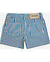 Bobo Choses Shorts Righe e Cerchio - Blu - 100% Cotone Pantaloni Corti