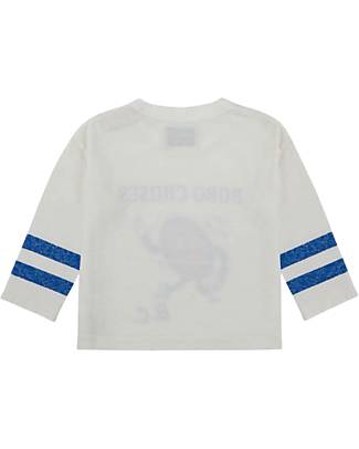 Bobo Choses T-shirt a Maniche Lunghe - Walking Clock - Beige - 100% Cotone Organico Maglie Manica Lunga