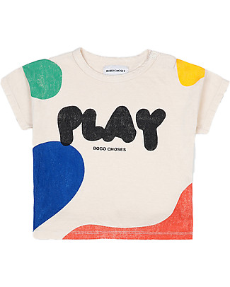 Bobo Choses T-shirt Baby Play - Tortora - 100% Cotone Bio T-Shirt e Canotte