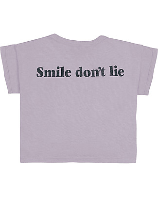 Bobo Choses T-shirt Baby Sorriso - Lavanda - 100% Cotone Bio T-Shirt e Canotte