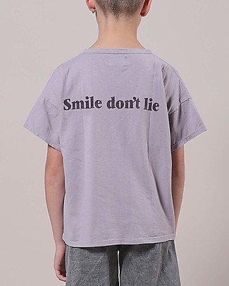 Bobo Choses T-shirt Baby Sorriso - Lavanda - 100% Cotone Bio T-Shirt e Canotte