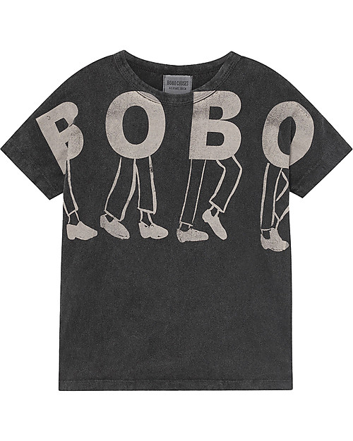 Bobo Choses T-Shirt Bobo Dance - Grigio Scuro - 100% Cotone Bio T-shirt