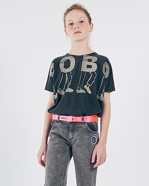Bobo Choses T-Shirt Bobo Dance - Grigio Scuro - 100% Cotone Bio T-shirt