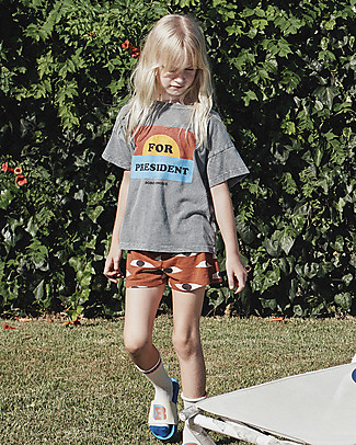 Bobo Choses T-shirt For President - Cielo - 100% Cotone Bio T-Shirt e Canotte