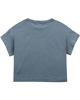 Bobo Choses T-shirt Mela - Blu - 100% Cotone Bio T-shirt