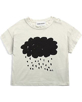Bobo Choses T-shirt Nuvola - Bianco - 100% Cotone Bio T-shirt