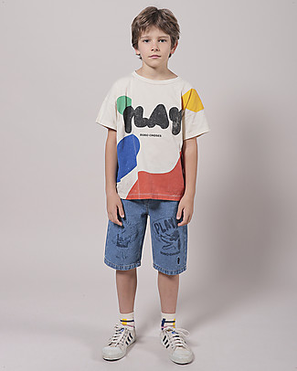 Bobo Choses T-shirt Play - Tortora - 100% Cotone Bio T-Shirt e Canotte
