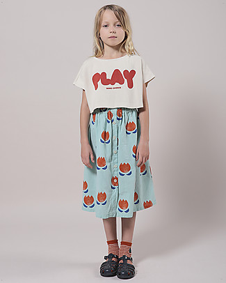 Bobo Choses Top Corto Play - Tortora - Cotone Top