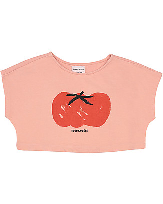 Bobo Choses Top Corto Pomodoro - Cipria - 100% Cotone Bio Top