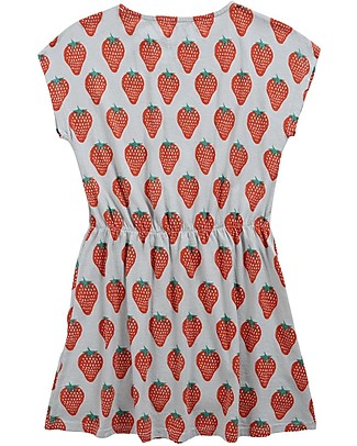 Bobo Choses Vestito Manica Corta - Strawberry All Over - 100% Cotone Bio Vestiti_