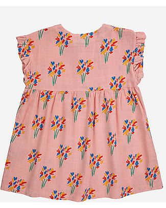 Bobo Choses Vestito Maniche Corte Fireworks - Rosa Vestiti_