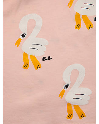Bobo Choses Vestito Pellicani - Rosa Chiaro - 100% Cotone Organico Vestiti_