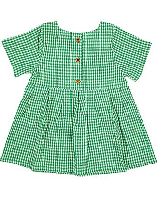 Bobo Choses Vestito Vichy a Quadri - Verde - Cotone Vestiti_