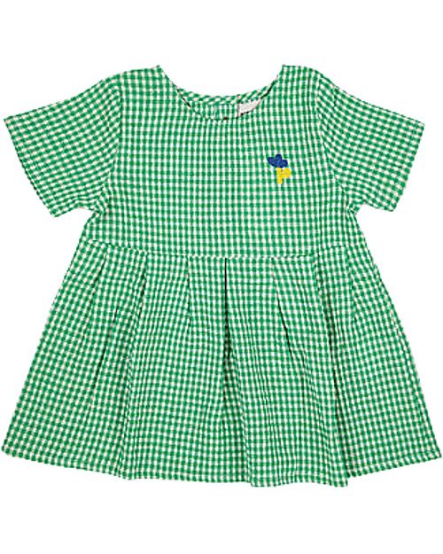 Bobo Choses Vestito Vichy a Quadri - Verde - Cotone Vestiti_