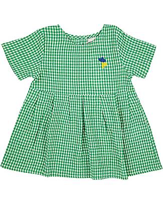 Bobo Choses Vestito Vichy a Quadri - Verde - Cotone Vestiti_