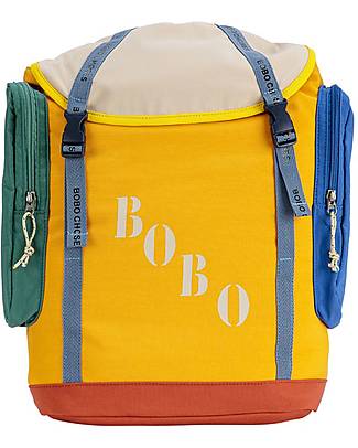 Bobo Choses Zaino Color Block - Multicolor - 100% Cotone Biologico Accessori per Capelli