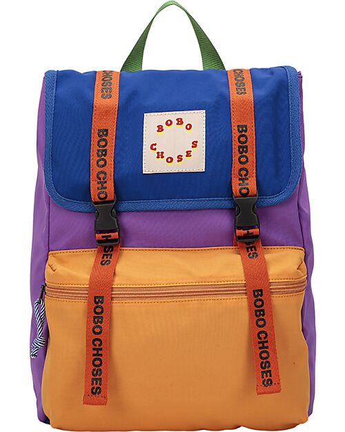 Bobo Choses Zaino Color Block - Viola - 35 x 26 x 12,5 cm Zaini Scuola
