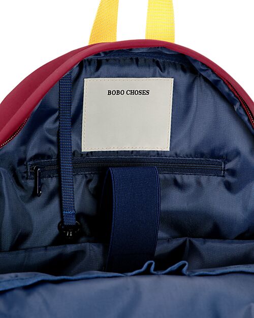 Bobo Choses Zaino per Bambini Color Block - Logo - Multicolore - 100% Materiale Riciclato Zaini Scuola