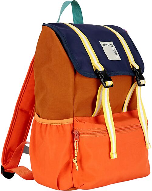 Bobo Choses Zaino per Bambini Color Block - Technic - Multicolore Zaini Scuola