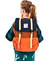 Bobo Choses Zaino per Bambini Color Block - Technic - Multicolore Zaini Scuola