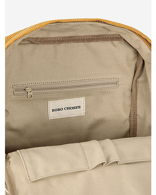 Bobo Choses Zaino per Bambini - Color Block - Tessuto a Coste Simil Velluto - 29 x 23 x 10 cm Zaini Asilo