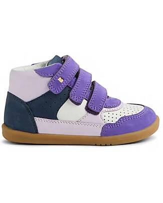 Bobux I Walk Harley Shoes - Opulent Purple and White - Premium Leather - Advanced Walkers Shoes