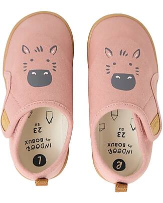 Bobux I Walk Pure Nook Indoor Shoes - Zeb - Rose Clay - Perfect Slippers at Home or at School Slippers