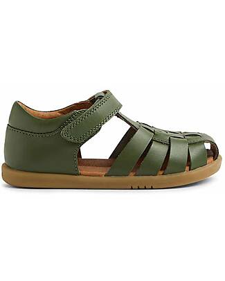 Bobux Sandali I Walk Harbor - Bronze Green - Pelle Premium - Camminatori Esperti Scarpe