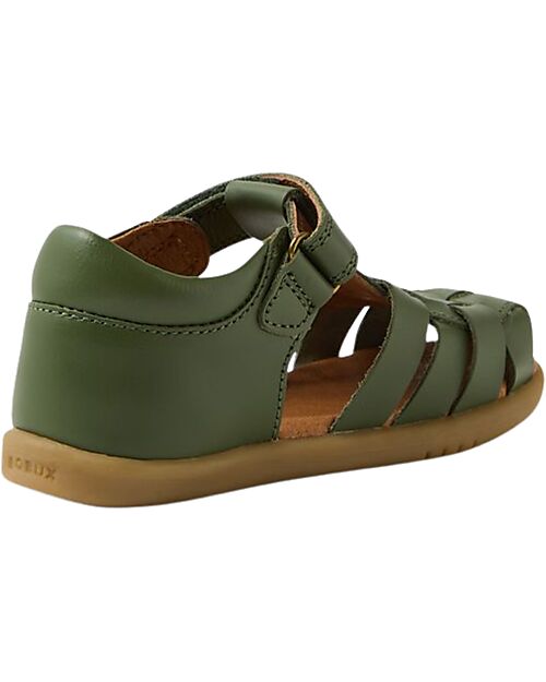 Bobux Sandali I Walk Harbor - Bronze Green - Pelle Premium - Camminatori Esperti Scarpe