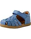 Bobux Sandali I Walk Harbor - Coronet Blu - Pelle Premium - Camminatori Esperti Sandali