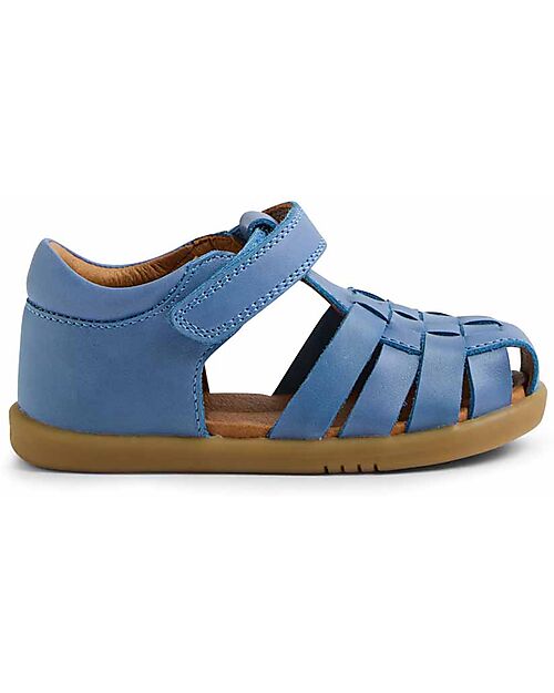 Bobux Sandali I Walk Harbor - Coronet Blu - Pelle Premium - Camminatori Esperti Scarpe