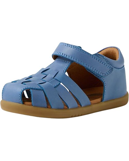 Bobux Sandali I Walk Harbor - Coronet Blu - Pelle Premium - Camminatori Esperti Scarpe