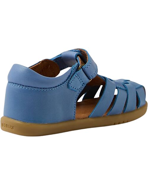 Bobux Sandali I Walk Harbor - Coronet Blu - Pelle Premium - Camminatori Esperti Scarpe