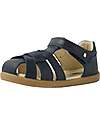 Bobux Sandali I Walk Skip Twist - Blu Navy - Pelle Premium - Camminatori Esperti Sandali