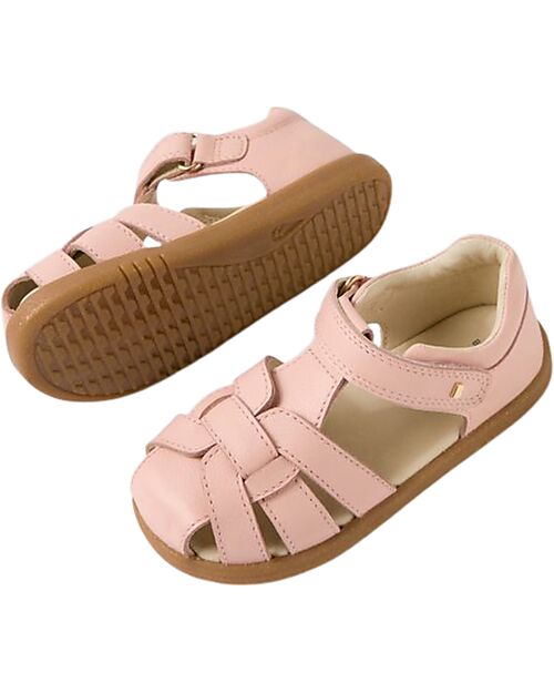 Bobux Sandali I Walk Skip Twist - Cameo Rose - Pelle Premium - Camminatori Esperti Sandali