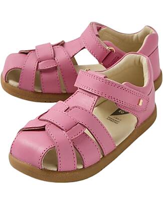 Bobux Sandali I Walk Skip Twist - Cashmere Rose - Pelle Premium - Camminatori Esperti Scarpe
