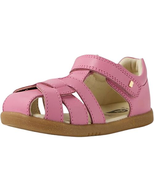 Bobux Sandali I Walk Skip Twist - Cashmere Rose - Pelle Premium - Camminatori Esperti Scarpe
