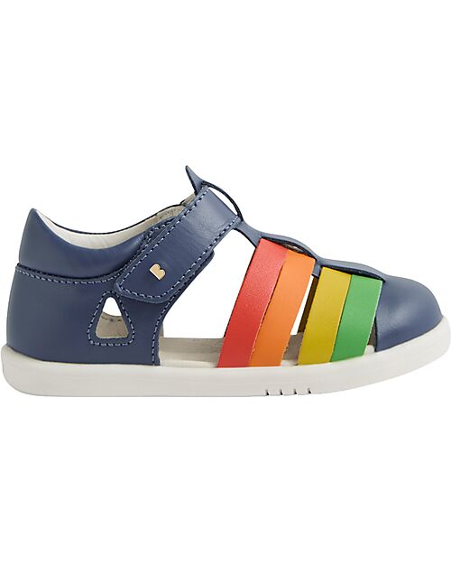 Bobux Sandali I Walk Tidal Ragnetto - Vintage Indigo Multicolore - Camminatori Esperti Sandali