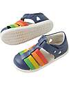 Bobux Sandali I Walk Tidal Ragnetto - Vintage Indigo Multicolore - Camminatori Esperti Sandali