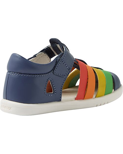 Bobux Sandali I Walk Tidal Ragnetto - Vintage Indigo Multicolore - Camminatori Esperti Sandali
