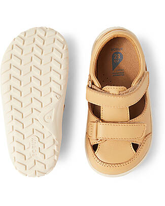 Bobux Sandali I Walk Troop - Barefoot - Alpha - Oak Buff - Camminatori Esperti Sandali