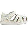 Bobux Sandali I Walk Tropicana II - White Floral - Camminatori Esperti Scarpe