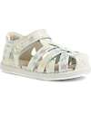 Bobux Sandali I Walk Tropicana II - White Floral - Camminatori Esperti Scarpe