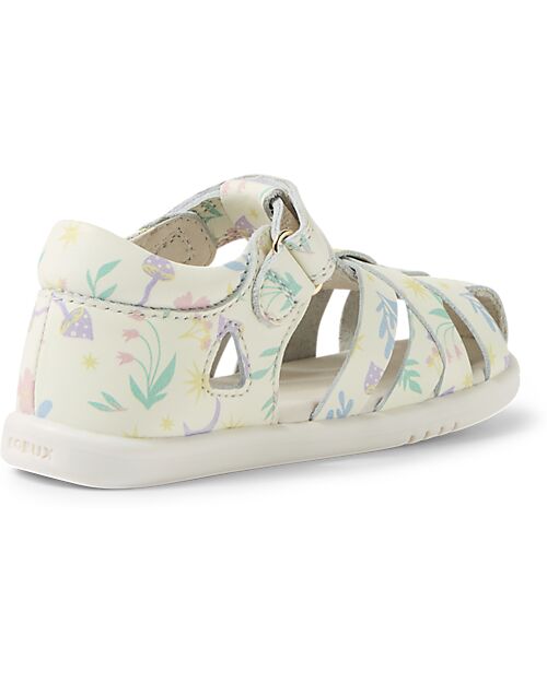 Bobux Sandali I Walk Tropicana II - White Floral - Camminatori Esperti Scarpe